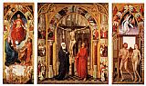 Rogier Van Der Weyden Canvas Paintings - Triptych of the Redemption